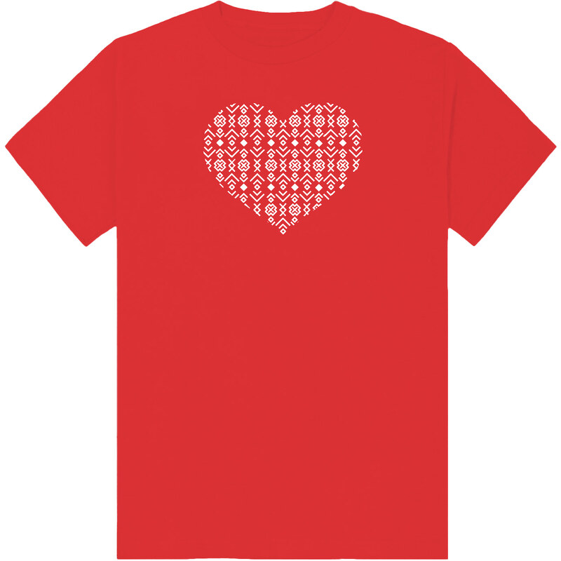 paradoo Pánske tričko "Čičmany - srdce"