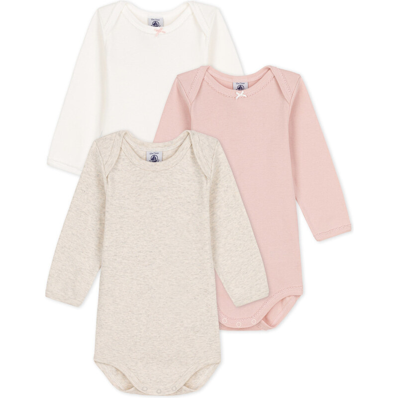 Petit Bateau Detské body LOT 3 BODY Petit Bateau 33996144