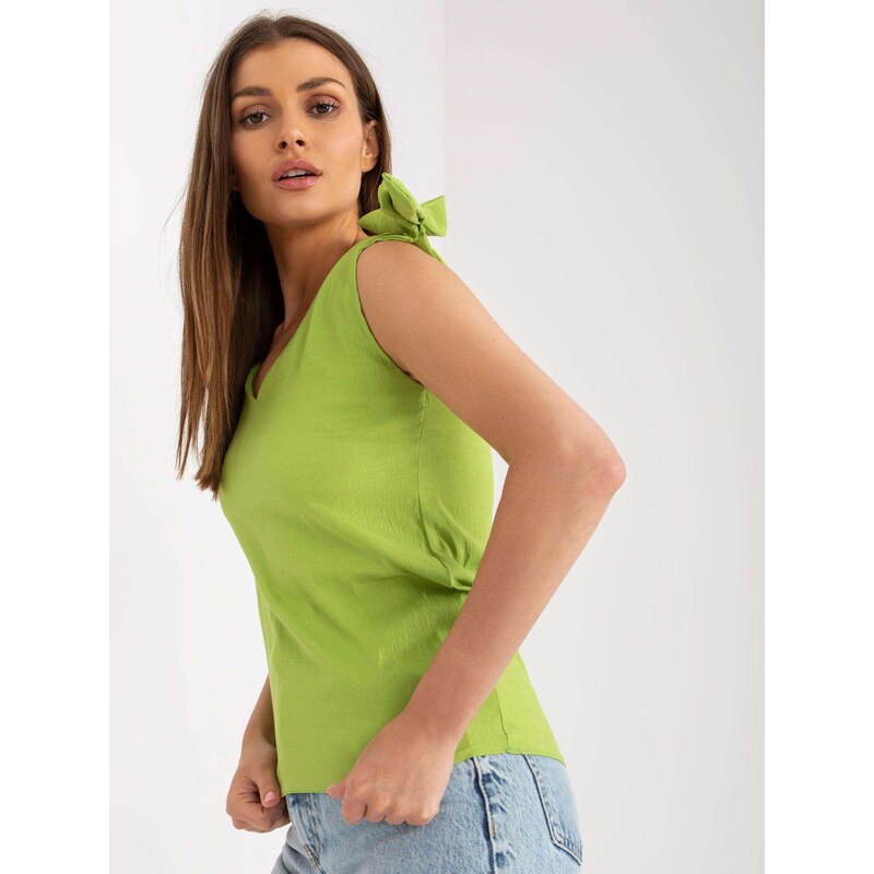 RUE PARIS Top-WN-TP-1705.69-lime green 64665574
