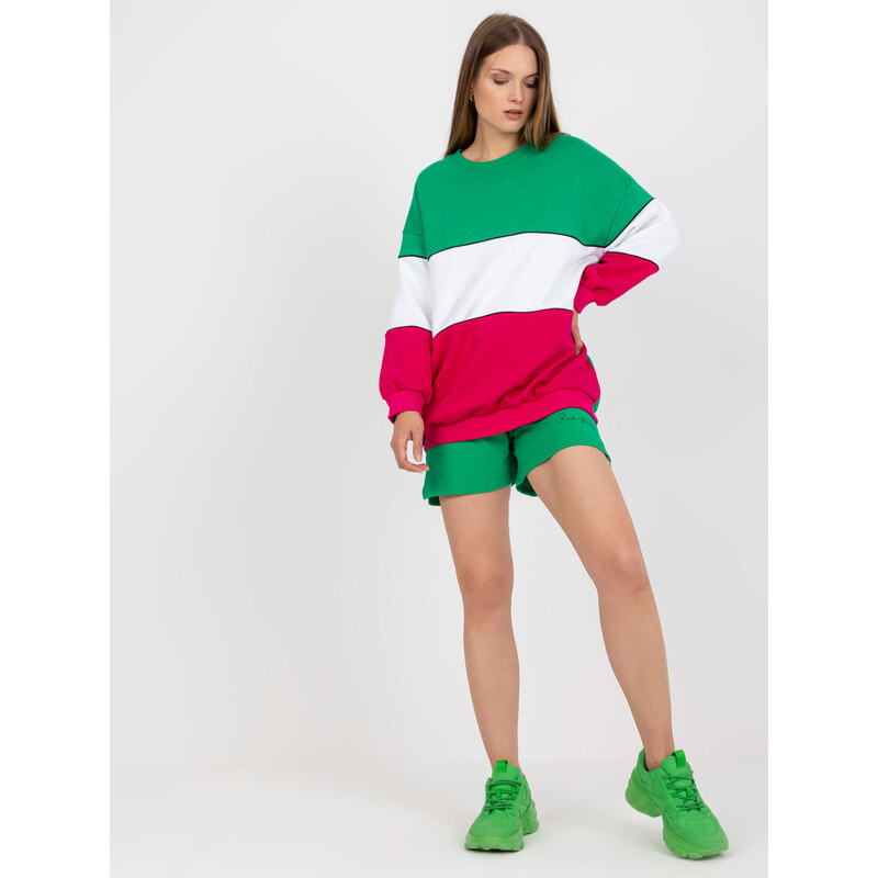 RUE PARIS Sweatshirt-RV-BL-8013.12-green 64664169