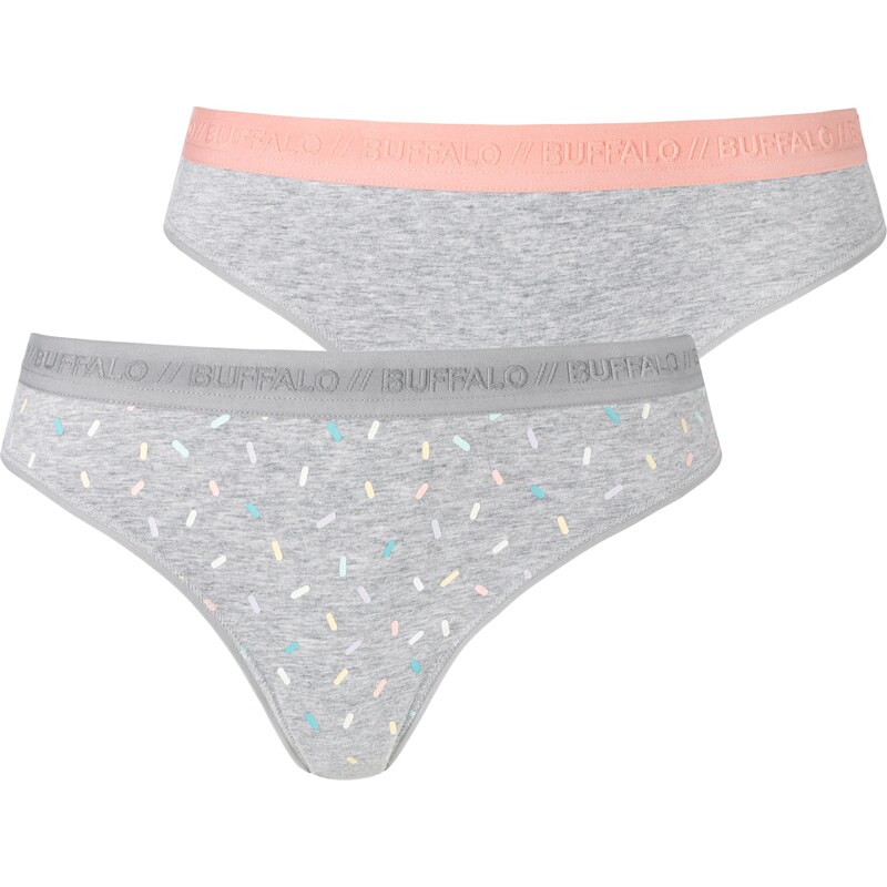BUFFALO Nohavičky LM String sivá / zmiešané farby 54231071
