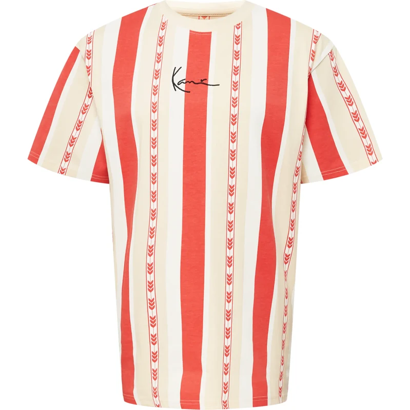 Karl Kani Tričko pastelovo červená / čierna / biela 62681355