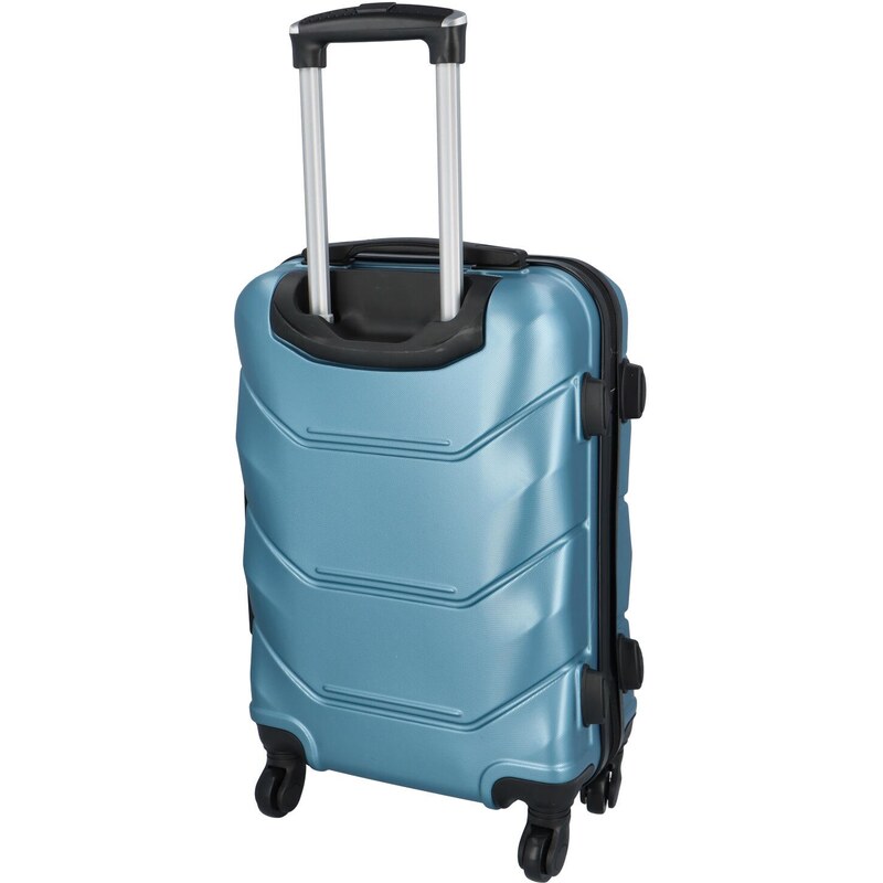 Škrupinový cestovný kufor bledo modrý - RGL Hairon XS modrá