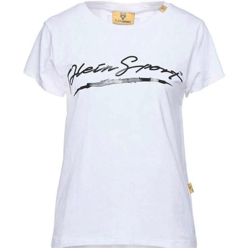 PLEIN SPORT Sign White tričko 33968388