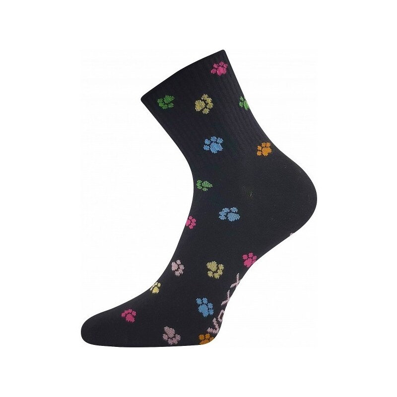 AGAPI slabé dámske veselé ponožky VoXX - TLAPKY 33978767