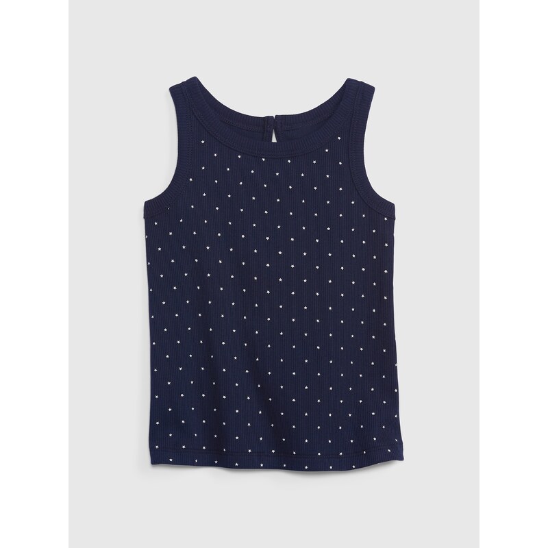 Tmavomodré dievčenské bodkované tielko GAP 50513060