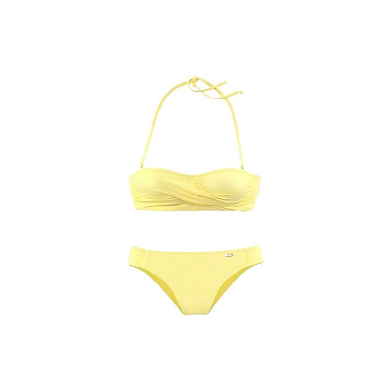 E-shop BUFFALO bandeau bikiny, svetložlté Cup-C