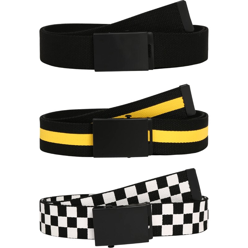 Urban Classics Opasky žltá / čierna / biela 56773825