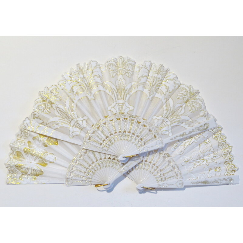 Vejár trblietavý- zlatý 2 33980381