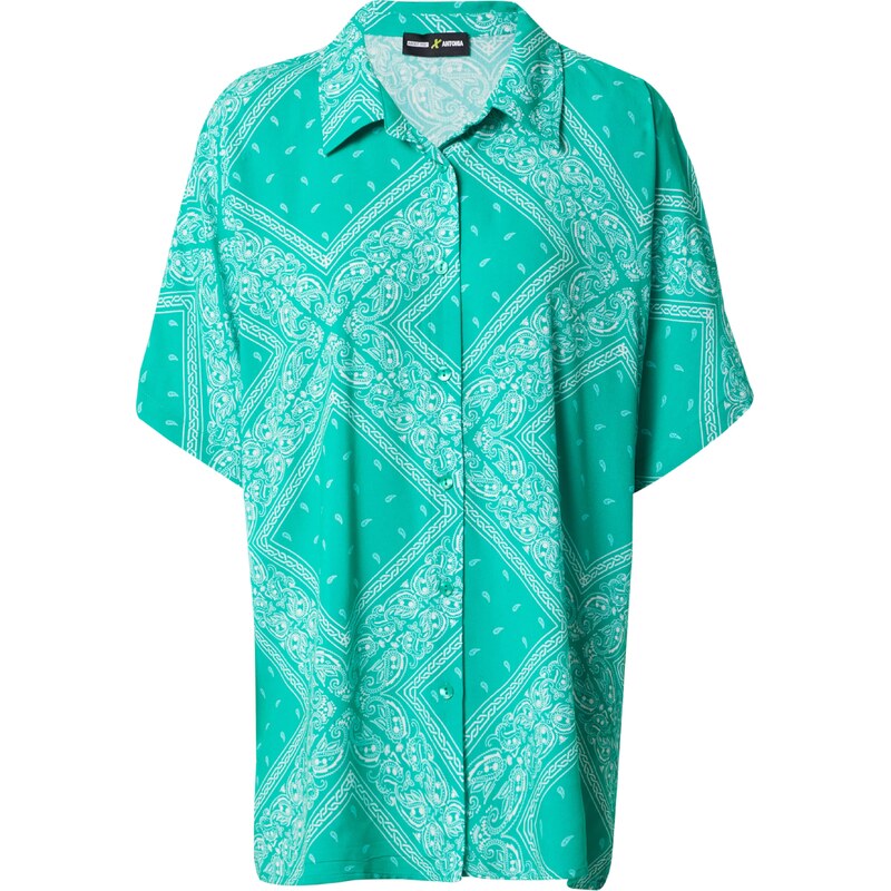 ABOUT YOU x Antonia Blúzka Fergie nefritová / biela 35276098