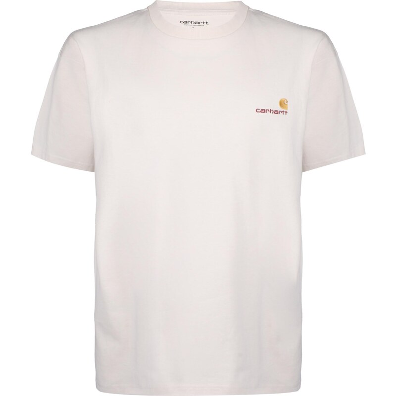 Carhartt WIP Tričko American Script piesková / prírodná biela 67448701