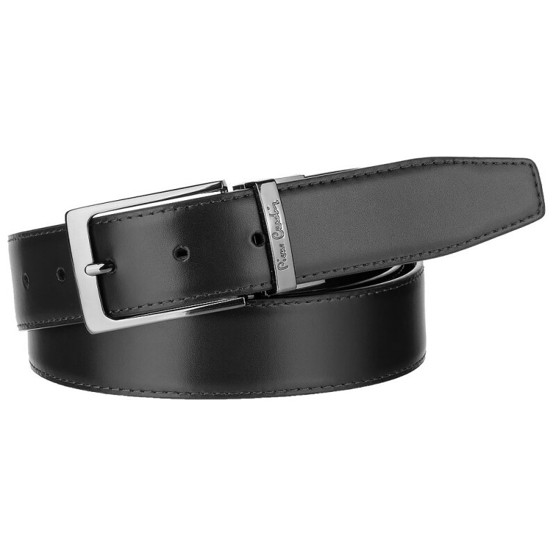 Obojstranný hnedo čierny kožený opasok Pierre Cardin (GP153) 33997042