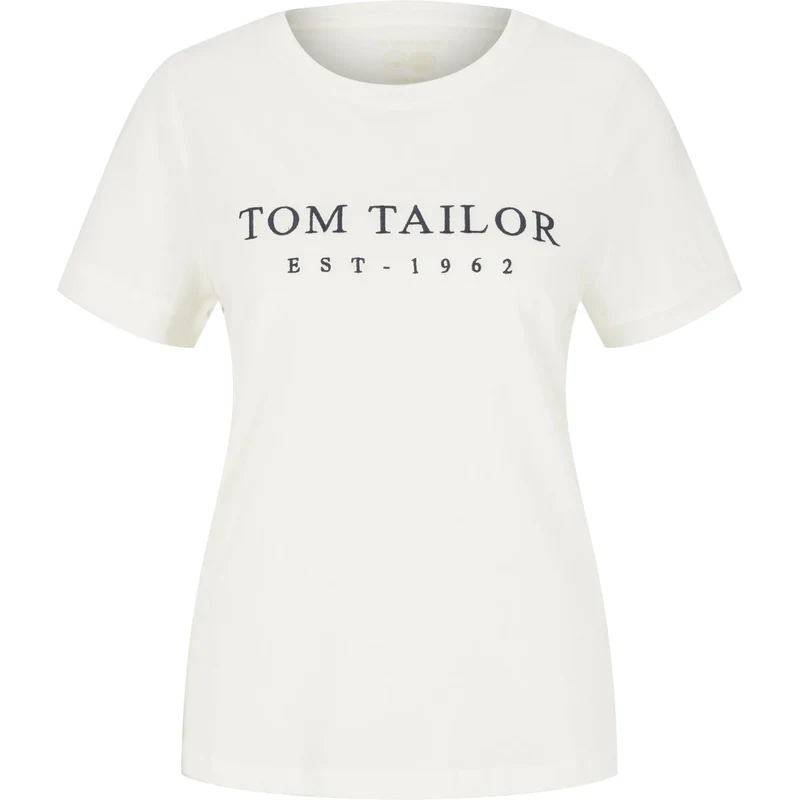 TOM TAILOR Tričko námornícka modrá / biela 67015494