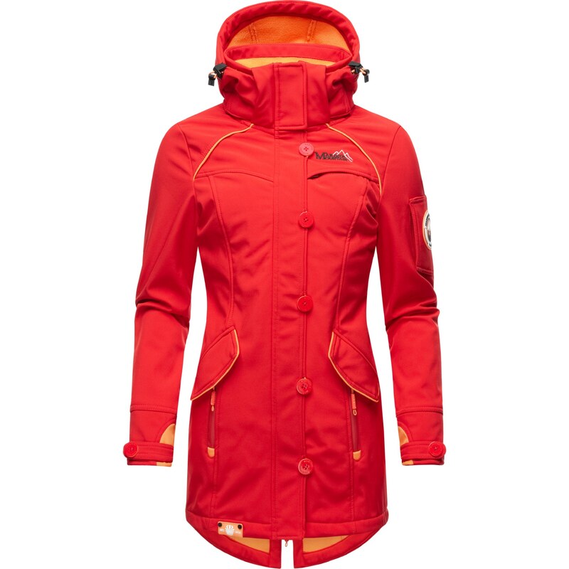 MARIKOO Funkčná bunda Soulinaa oranžová / červená 65576893