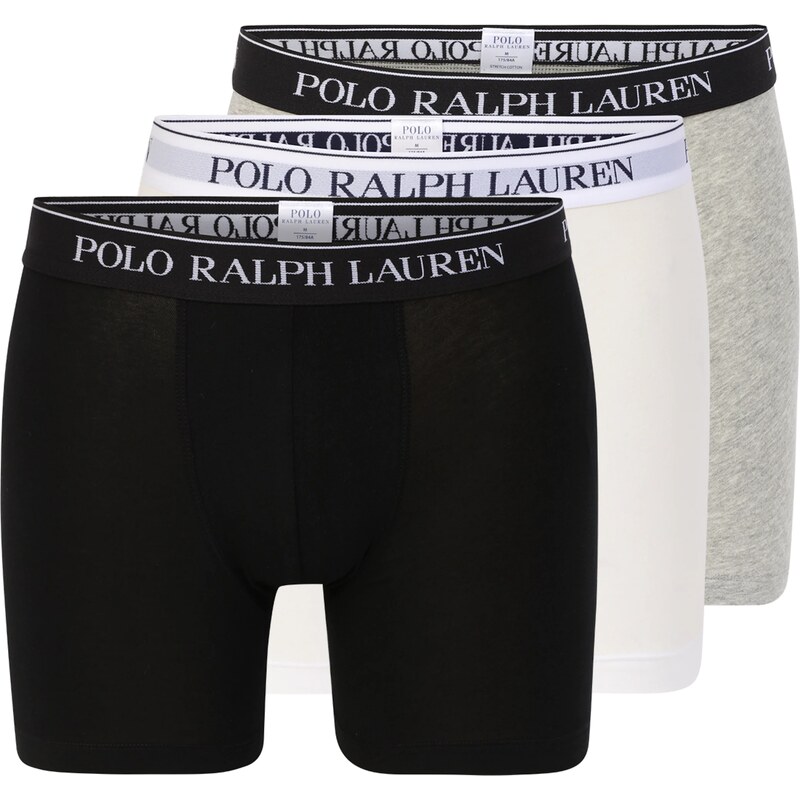 Polo Ralph Lauren Boxerky sivá melírovaná / čierna / biela 34025556