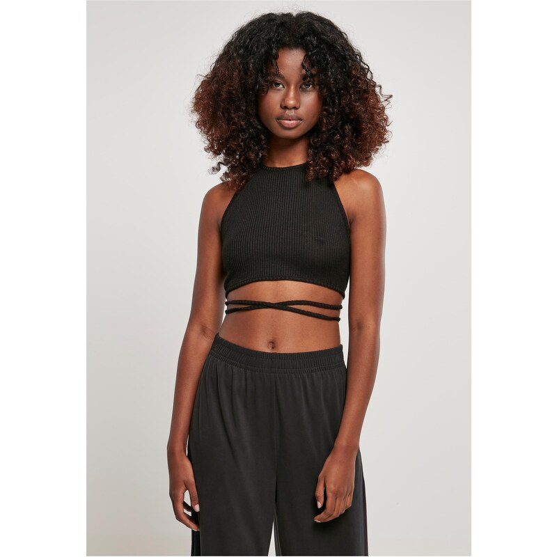 Urban Classics Womens trapezoidal cropped top black 50688713