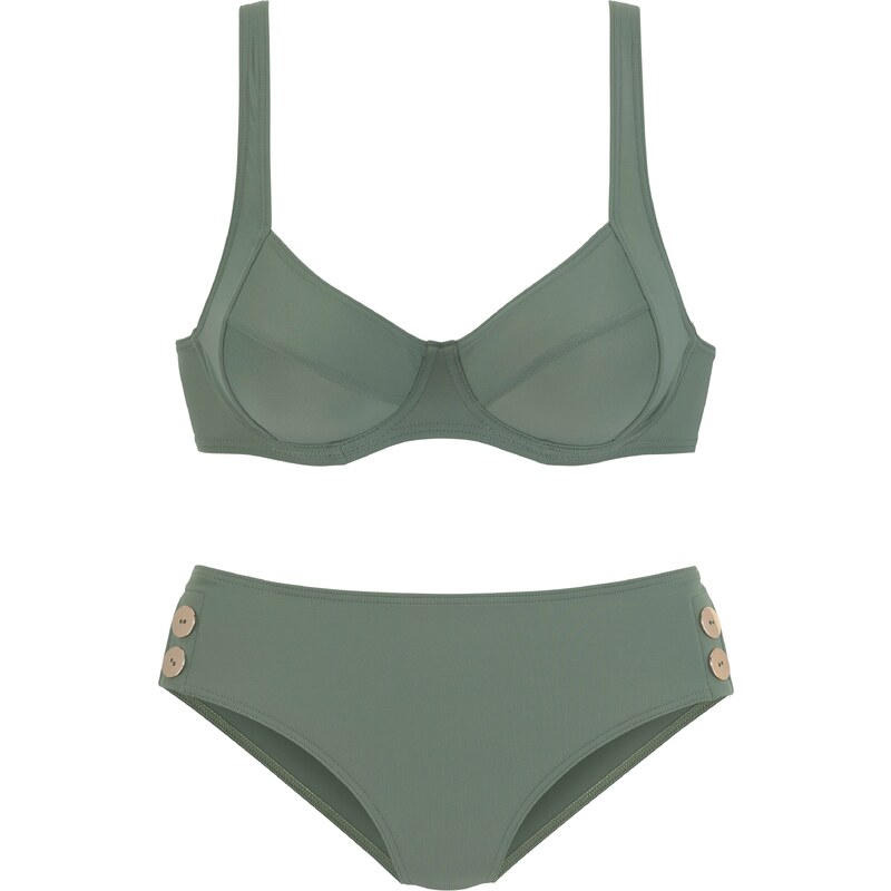 VIVANCE Bikiny olivová 54229479