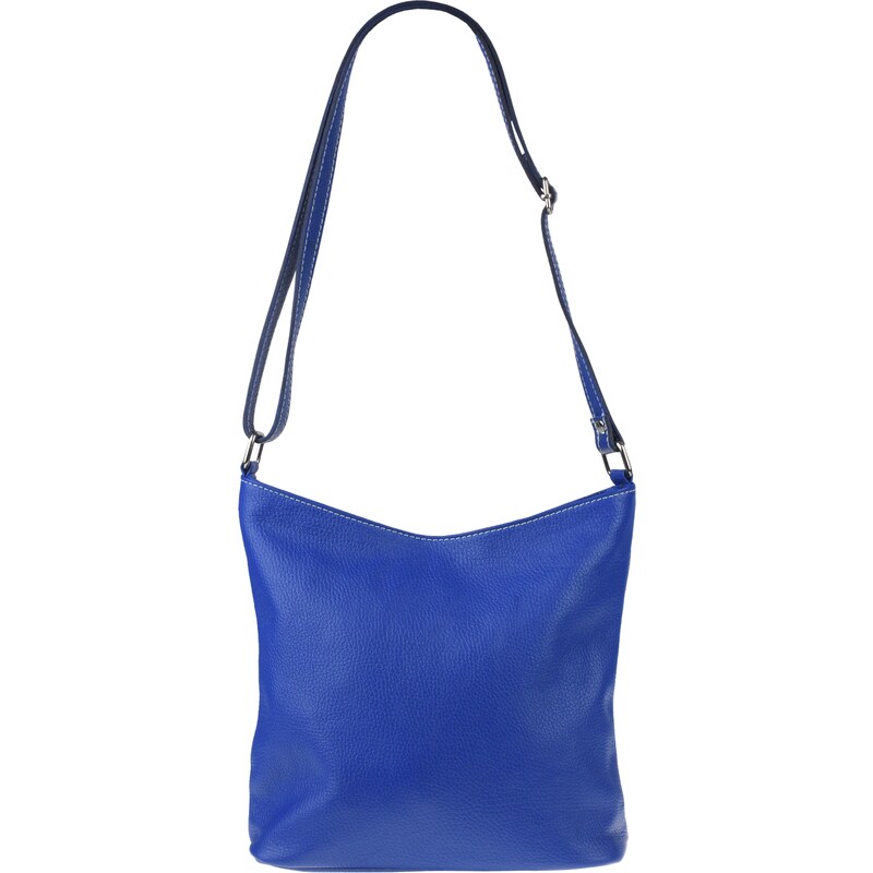 Modrá kožená talianska crossbody kabelka Ebe Azzuro NovaKabelka.sk 34021368