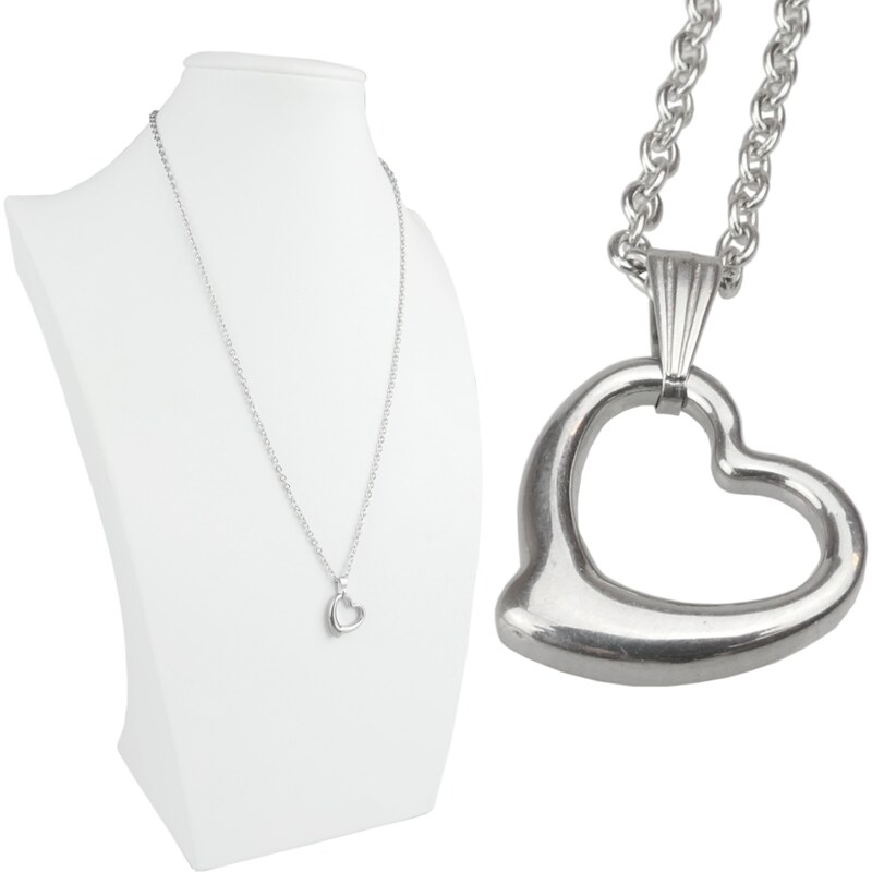 CITY STORM Oceľlová retiazka s príveskom srdiečko Marilyn II. - 1,7 cm 66888963