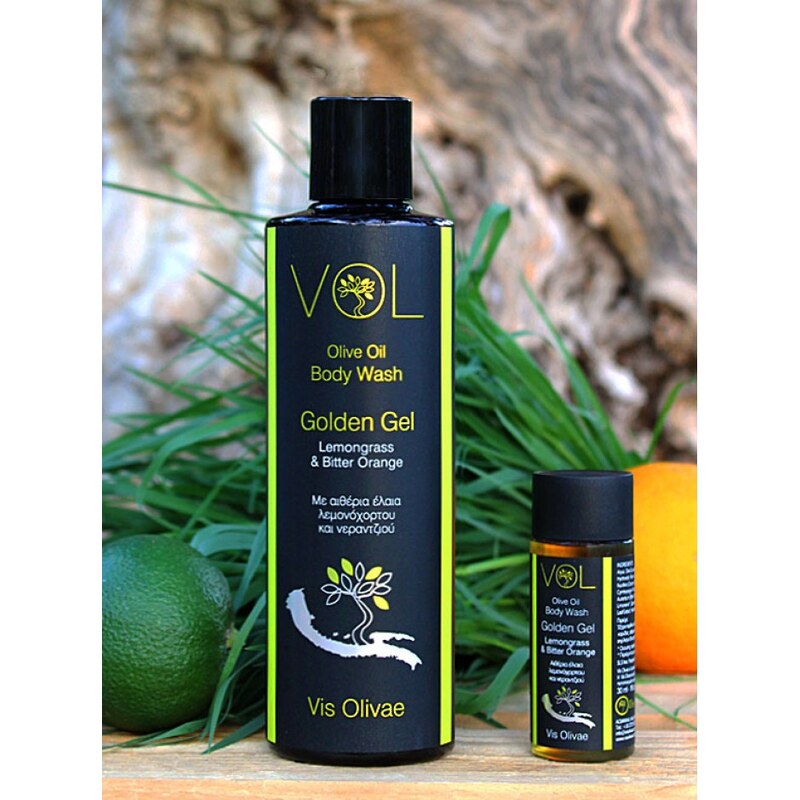 VOL - VisOlivae Vis VOL Olivae Golden shower gel lemongrass - Sprchovací gél s citrónovou trávou 250 ml