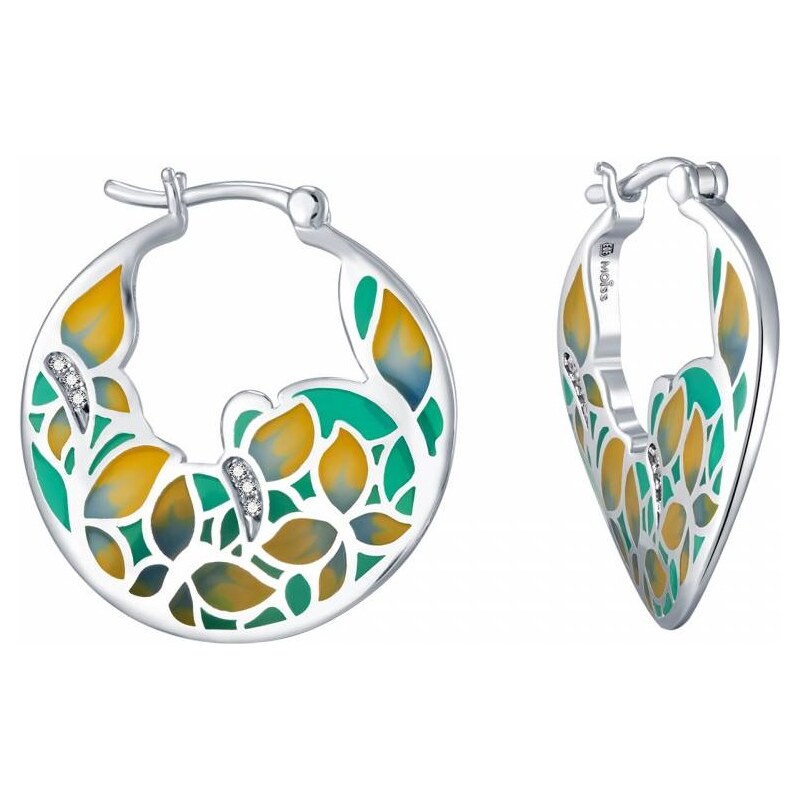 MOISS Extravagantné strieborné náušnice E0001617 66589996