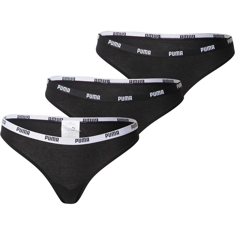 PUMA Nohavičky čierna / biela 55423173