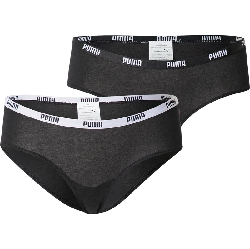 PUMA Nohavičky svetlosivá / čierna 65641333