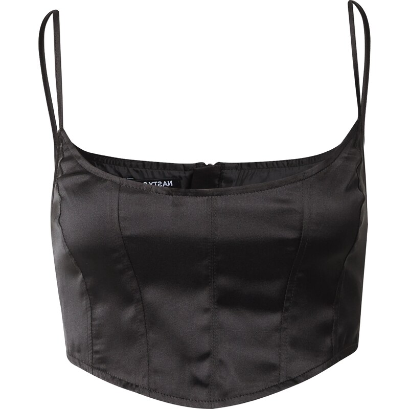 Nasty Gal Top čierna 35277865