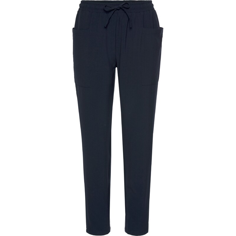 LASCANA Plisované nohavice čierna 54231236