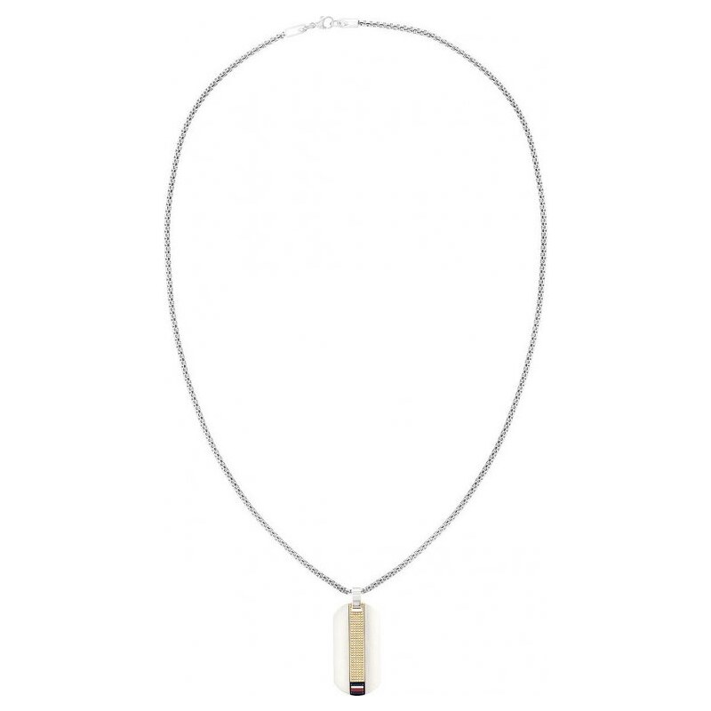 Tommy Hilfiger Štýlový bicolor náhrdelník Psie známka 2790318 66590735