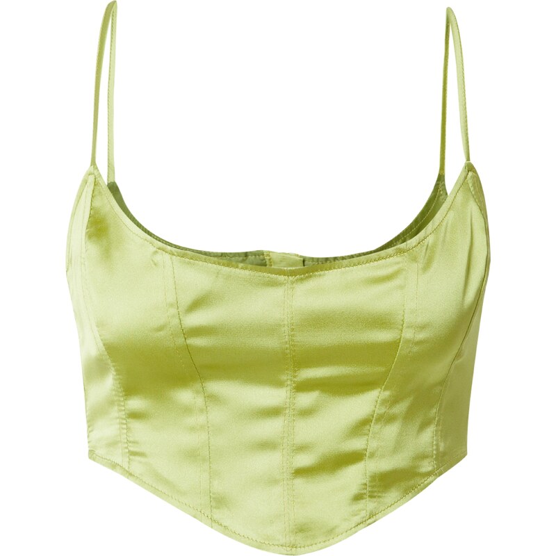 Nasty Gal Top limetová 35278333