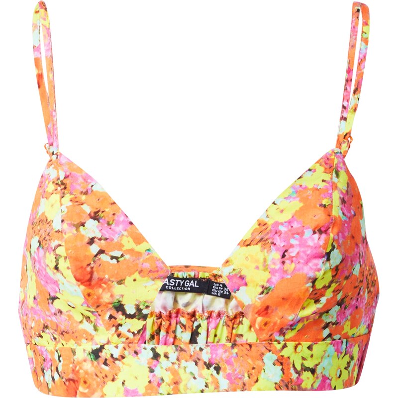 Nasty Gal Top zmiešané farby / oranžová 54442066