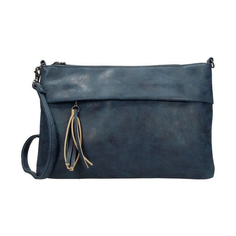 Beagles Tmavomodrá listová kabelka cez plece s príveskom „Bubble“ 34080557