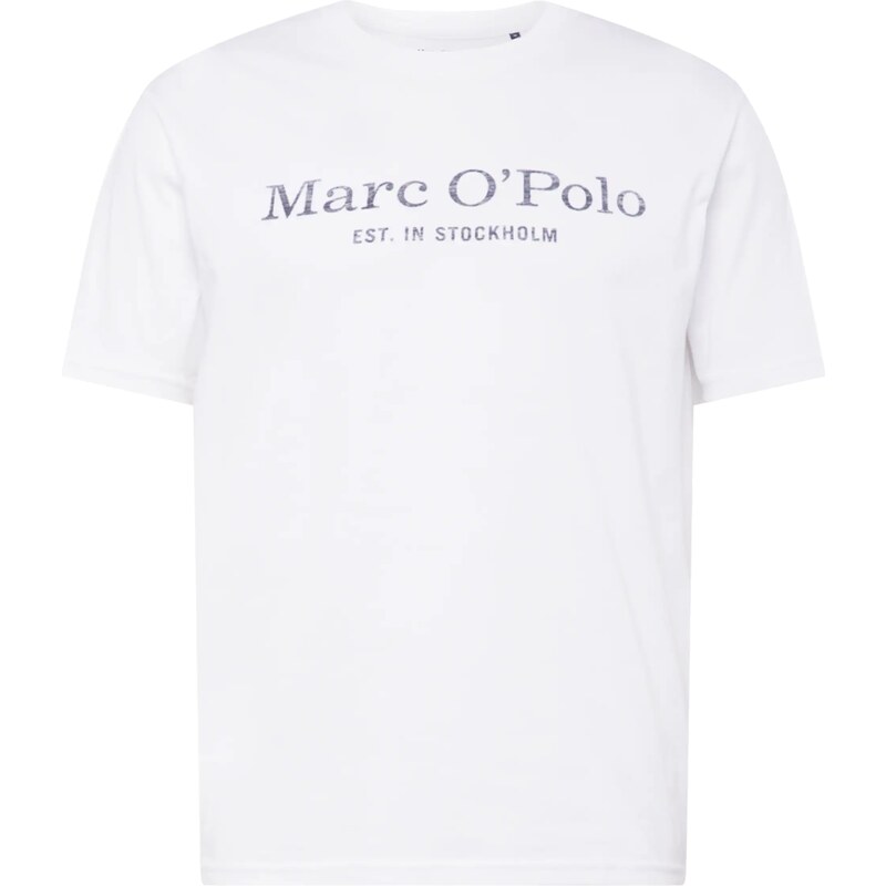 Marc OPolo Tričko sivá melírovaná / biela 34083400