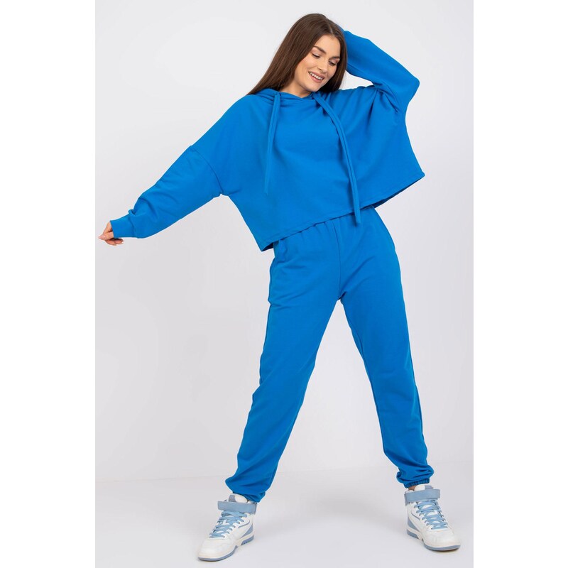 MladaModa Tepláková súprava s vysokým sedom model 82682 kráľovská 34086551