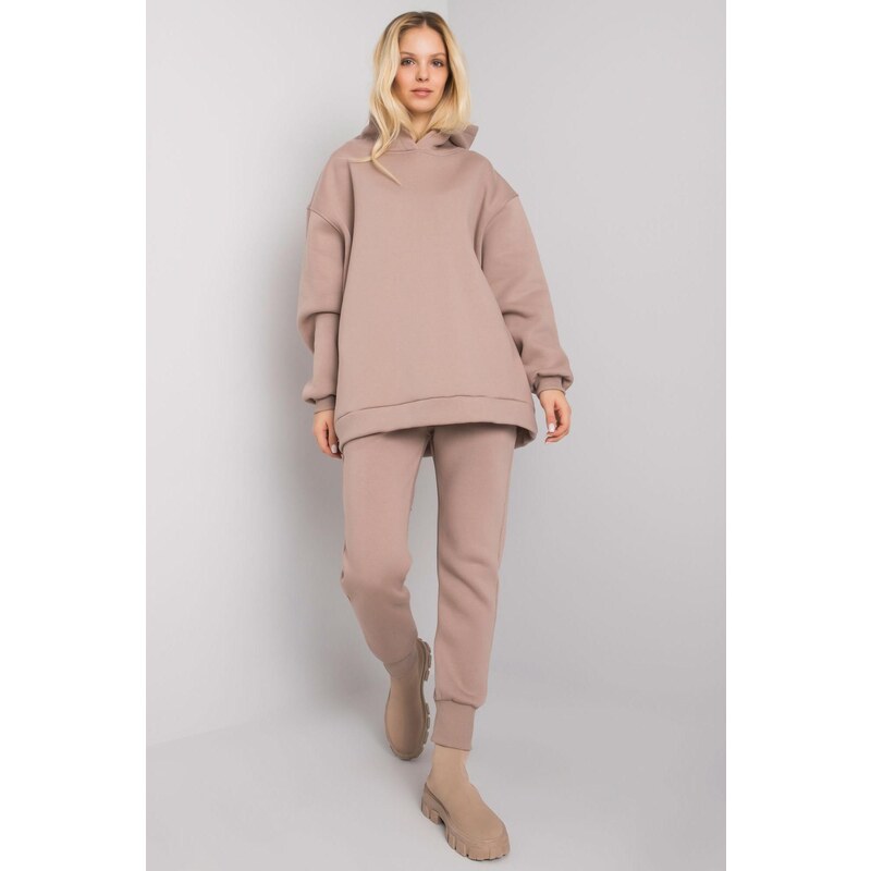 MladaModa Hrubá tepláková súprava Lucia béžová 34086630