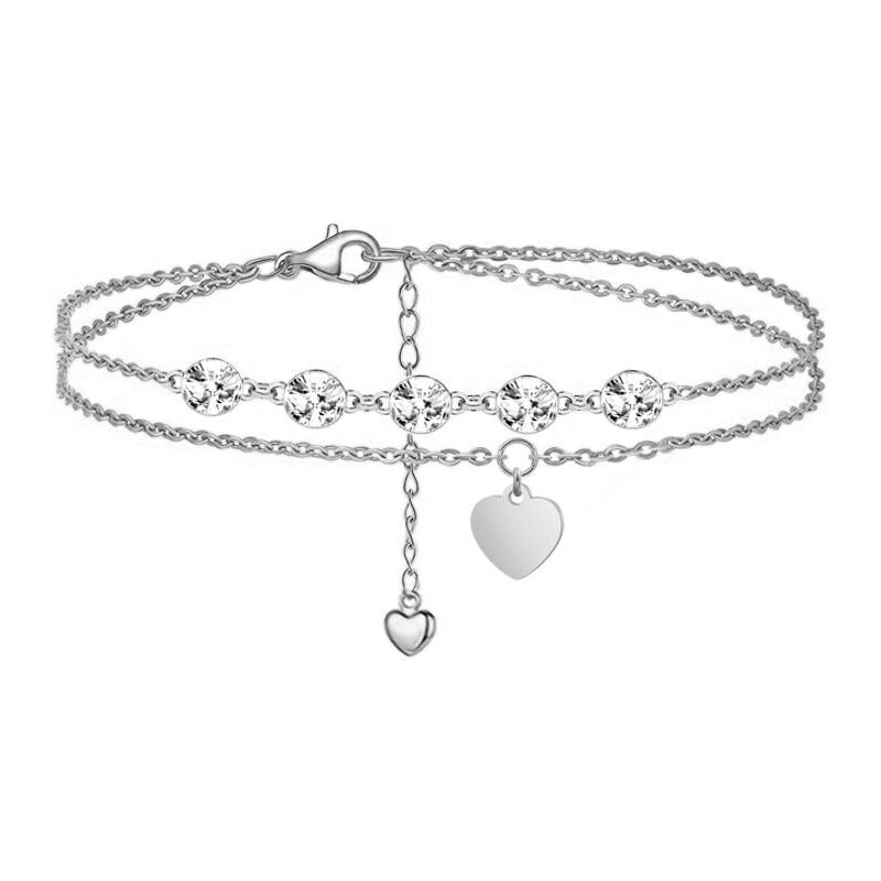 SWAROVSKI Elements Swarovski e. retiazka na nohu so srdiečkom Have 34087266