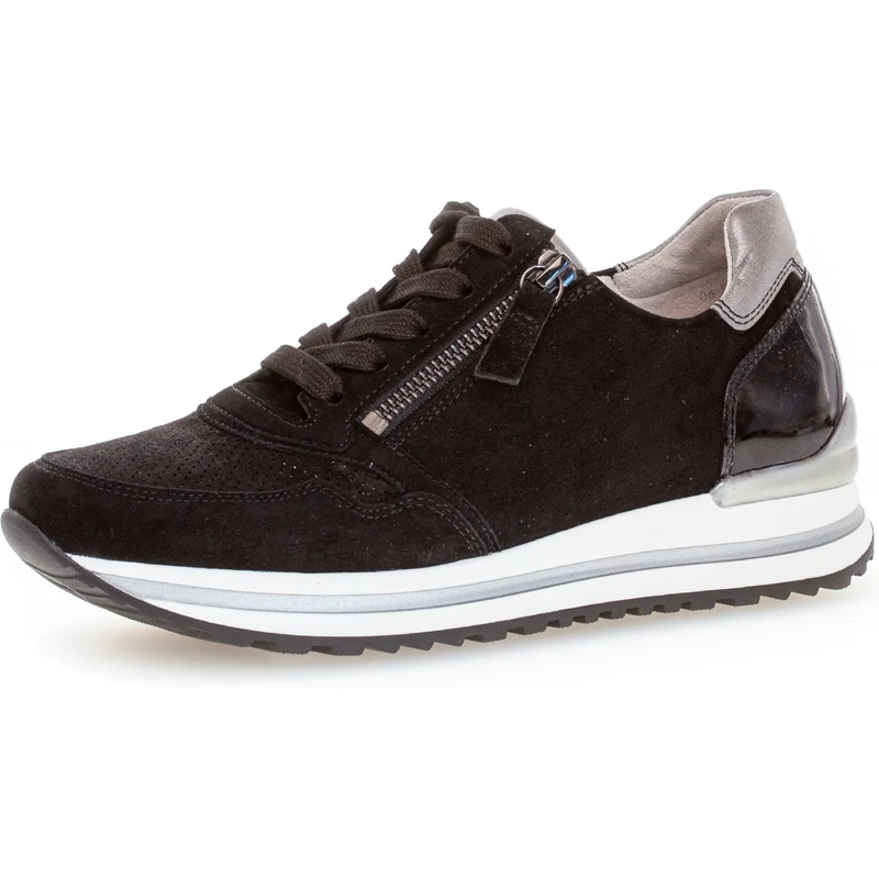 GABOR Nízke tenisky čierna / strieborná 63556194