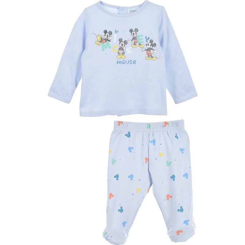 Svetlomodrá chlapčenská súprava pre bábätka Disney Mickey Mouse 34102699