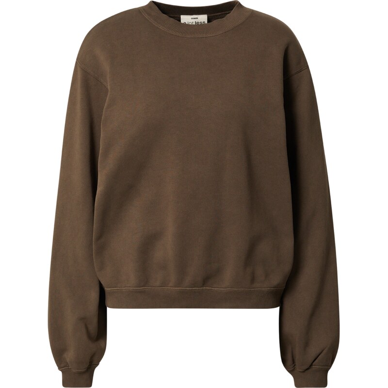 A LOT LESS Mikina Haven tmavohnedá 54227467