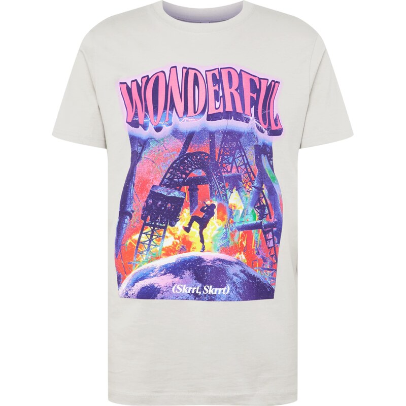 Mister Tee Tričko Wonderful žltá / svetlosivá / fialová / tmavofialová 65867895