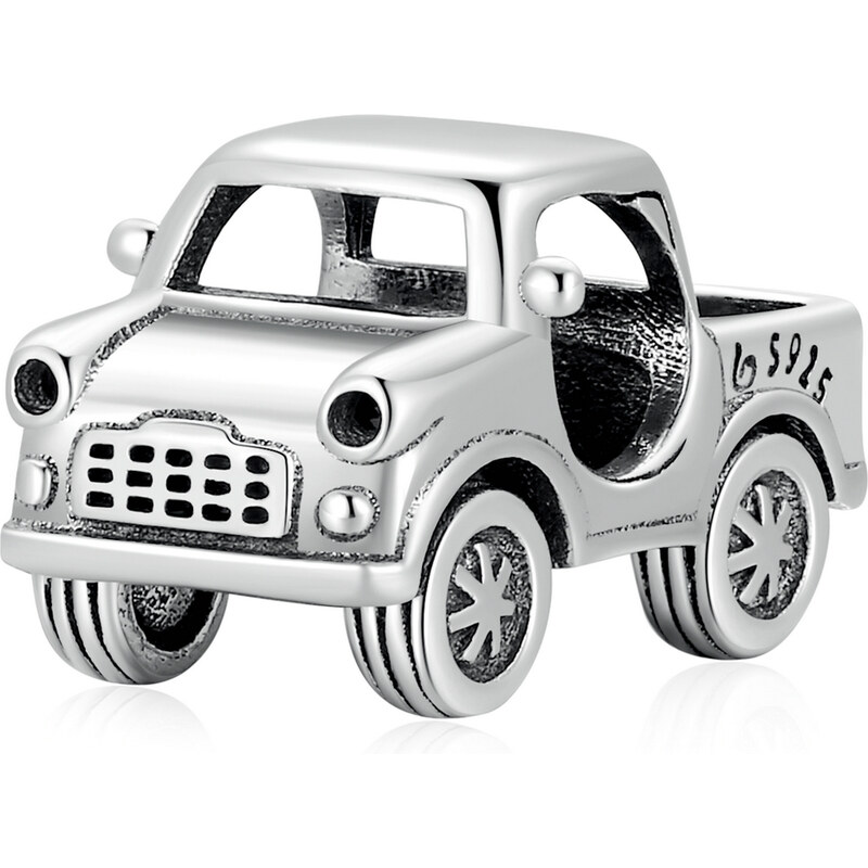 Royal Fashion strieborný prívesok Auto Pick-up 55434738