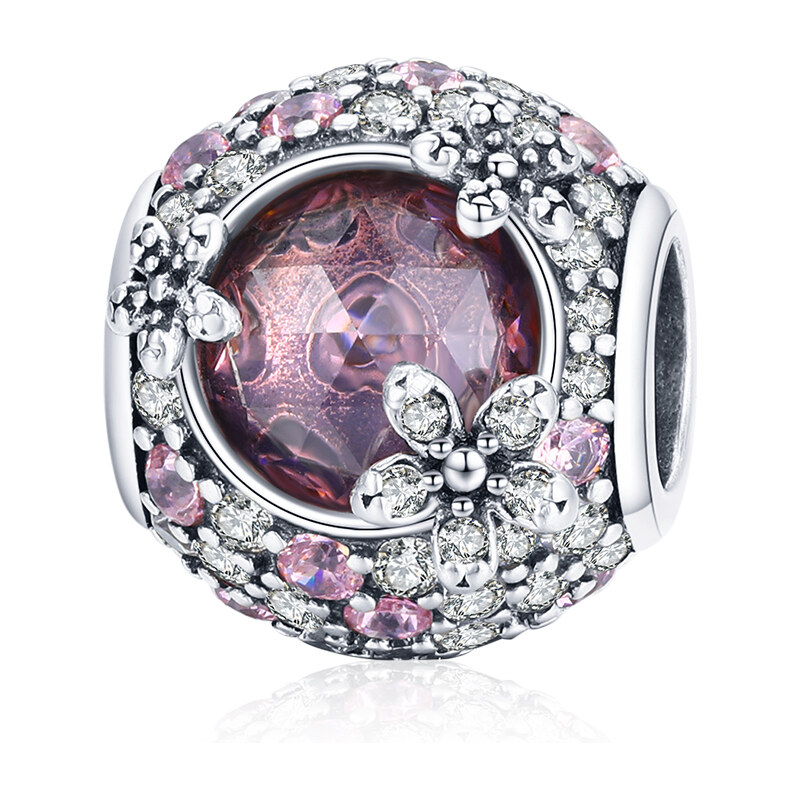 Royal Fashion strieborný prívesok Romantický čerešňový kvet 54878979