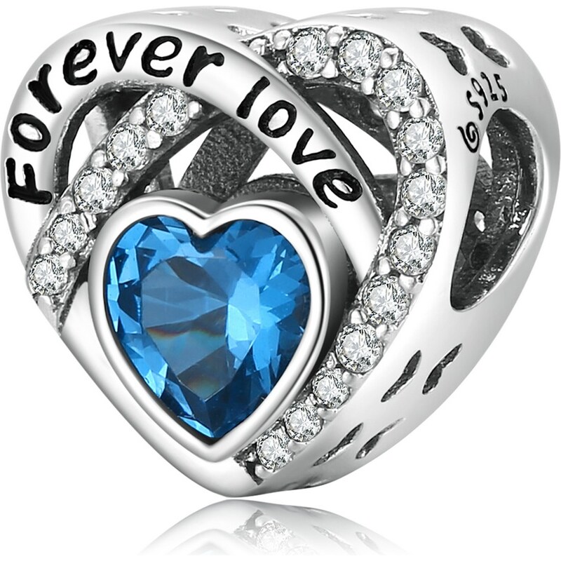 Royal Fashion strieborný prívesok Láska navždy 55357767