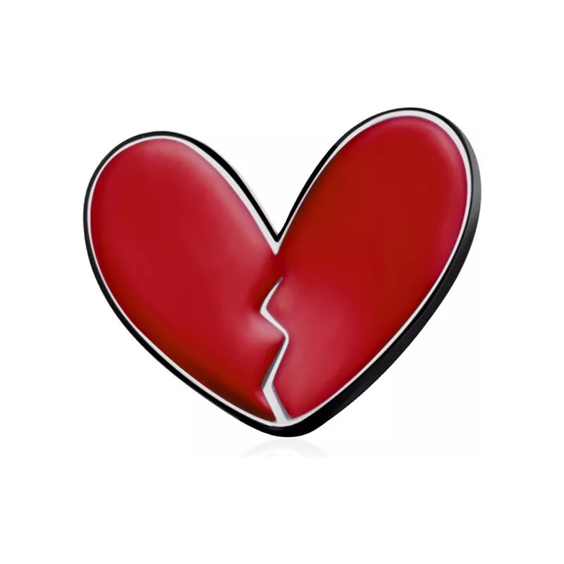 Lindas Jewelry Strieborná náušnice na jedno ucho Heartbroken Ag 925 34153006