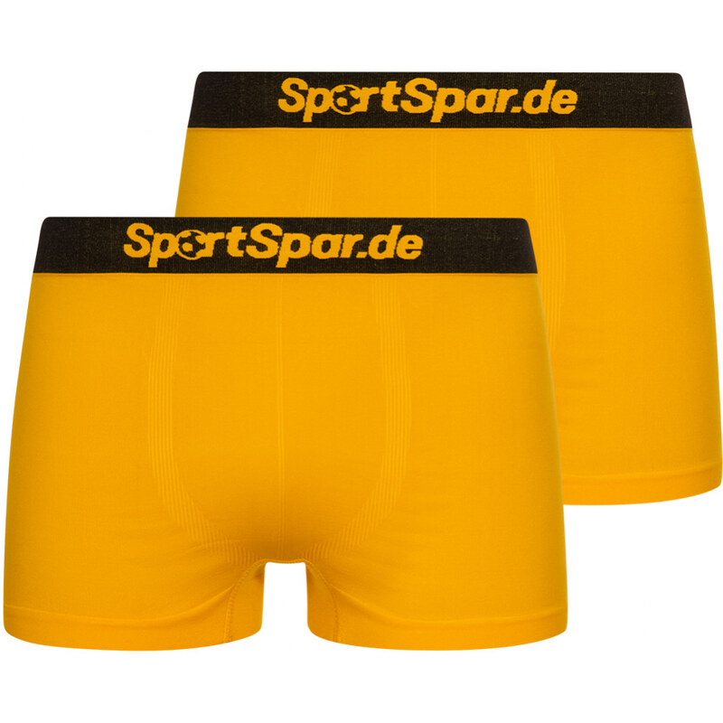 SportSpar Bezšvové Boxerky 2 Pack žlté Žltá M 61764103