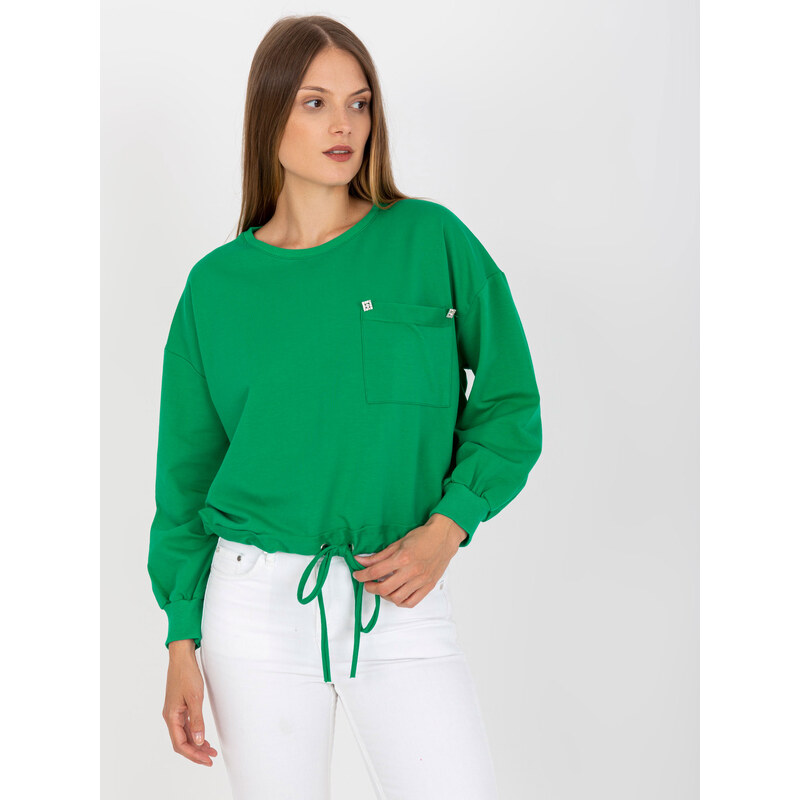 RUE PARIS Sweatshirt-RV-BL-8066.32P-green 64792185