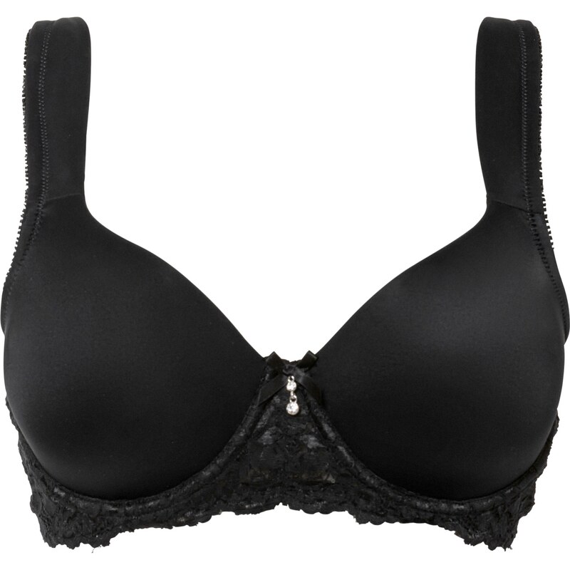 bonprix Vystužená podprsenka s vystuženými ramienkami, farba čierna 64439027
