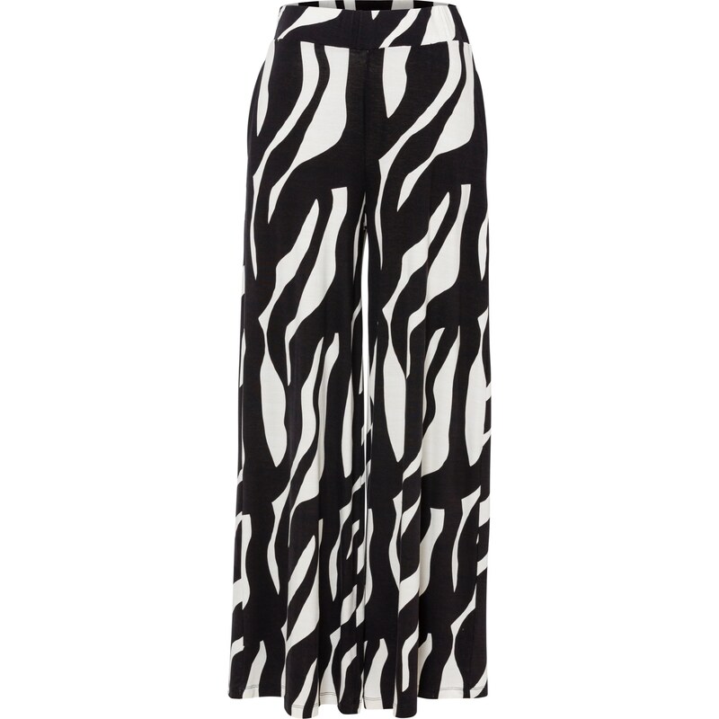 bonprix Džersejové nohavice z jemného viskózového mixu, farba biela 44793753