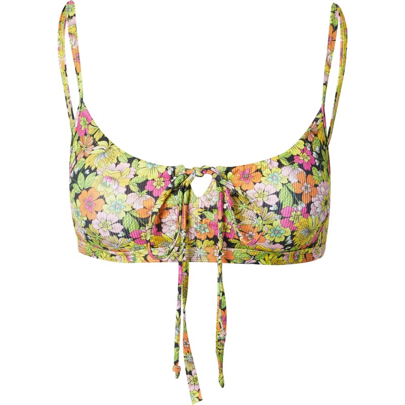 Warehouse Bikinový top citrónová / jablková / fuksia / čierna 65904861